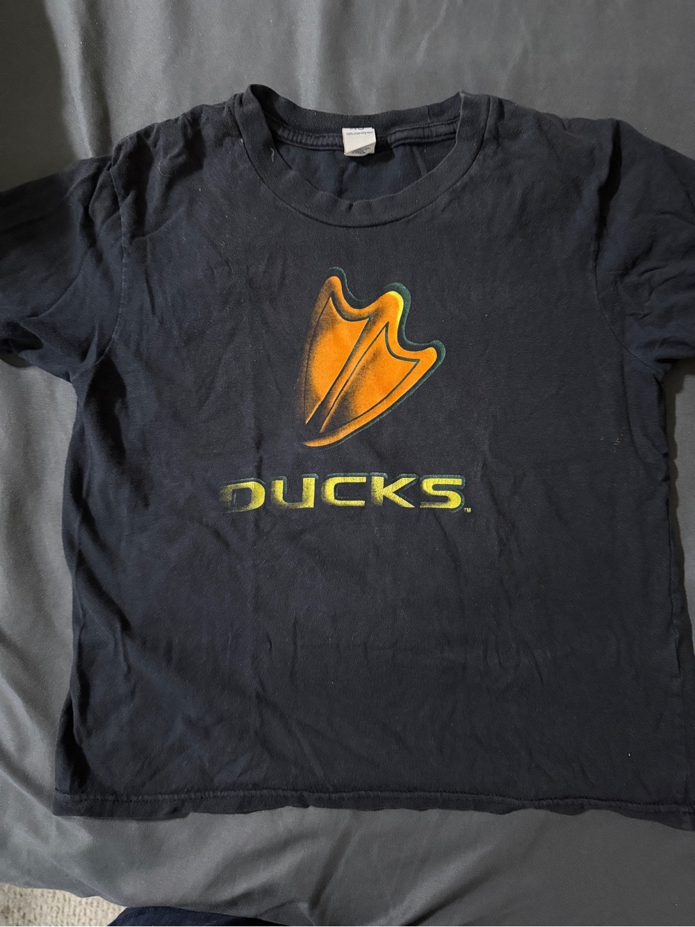 Ducks Graphic Kids Tee in Black